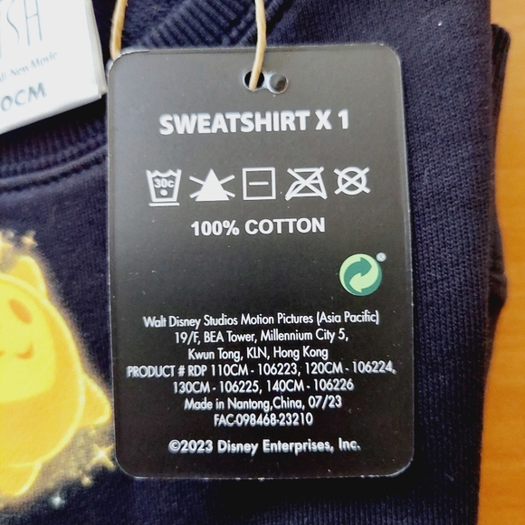 Kids Disney's Wish movie sweatshirt. Brand New with Tags 🌟🌟🌟 - Picture 11 of 11